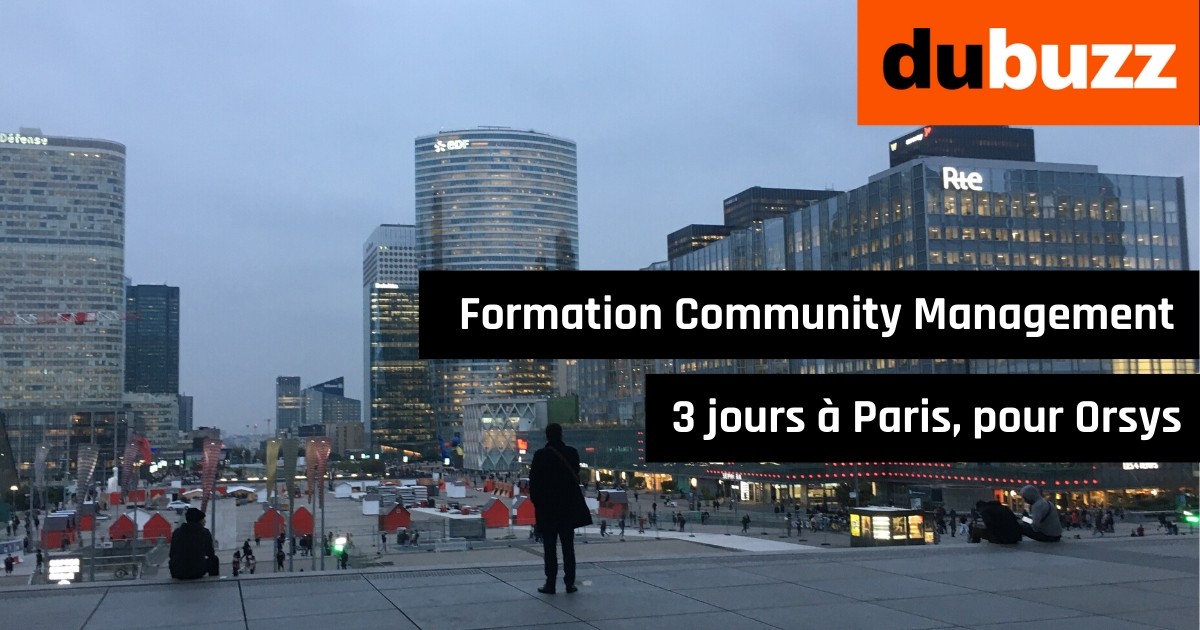 Formation Community Management 3 jours à Paris, pour Orsys