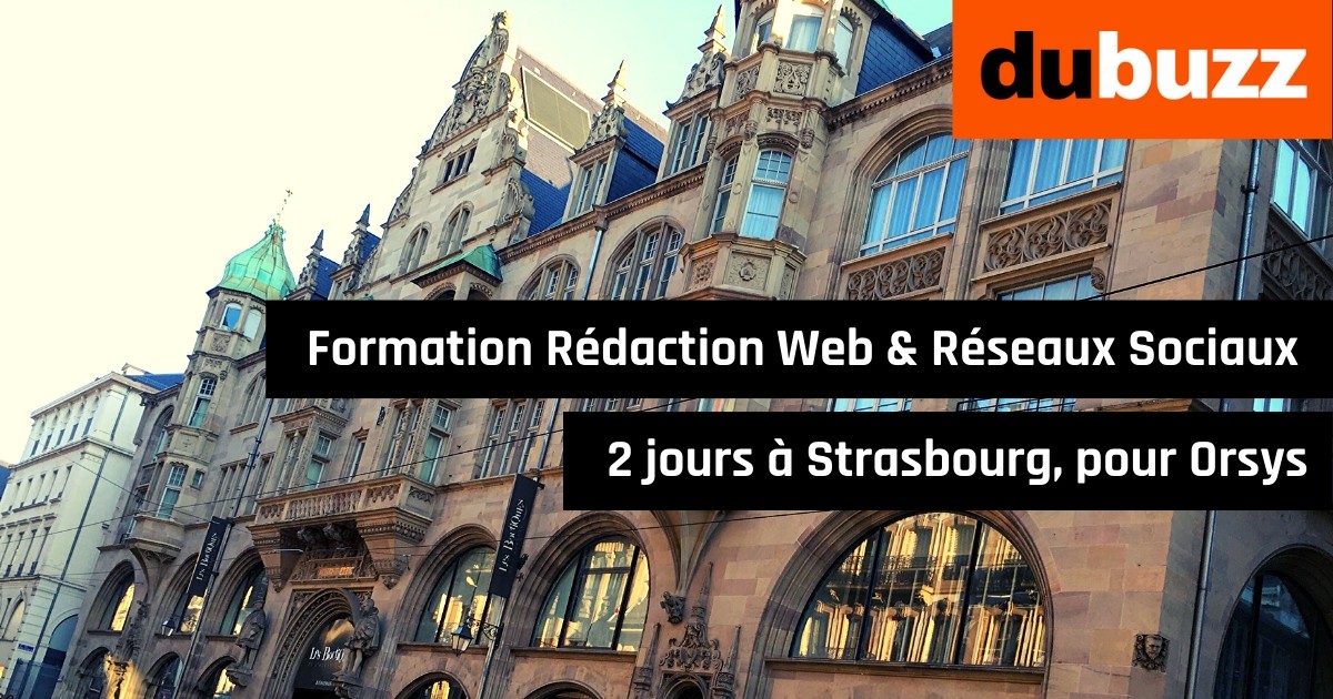 Formation Rédaction Web à Strasbourg pour Orsys