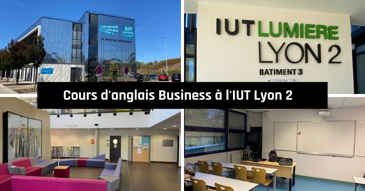 Cours d'anglais business à l'IUT Lyon 2