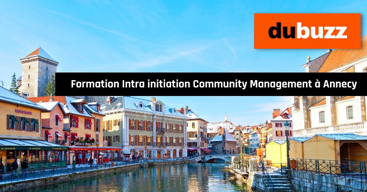 Formation Intra initiation au Community Management (2 jours) à Annecy